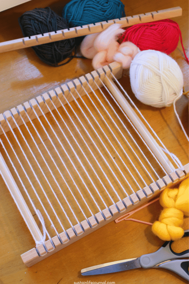 vertical loom yarn