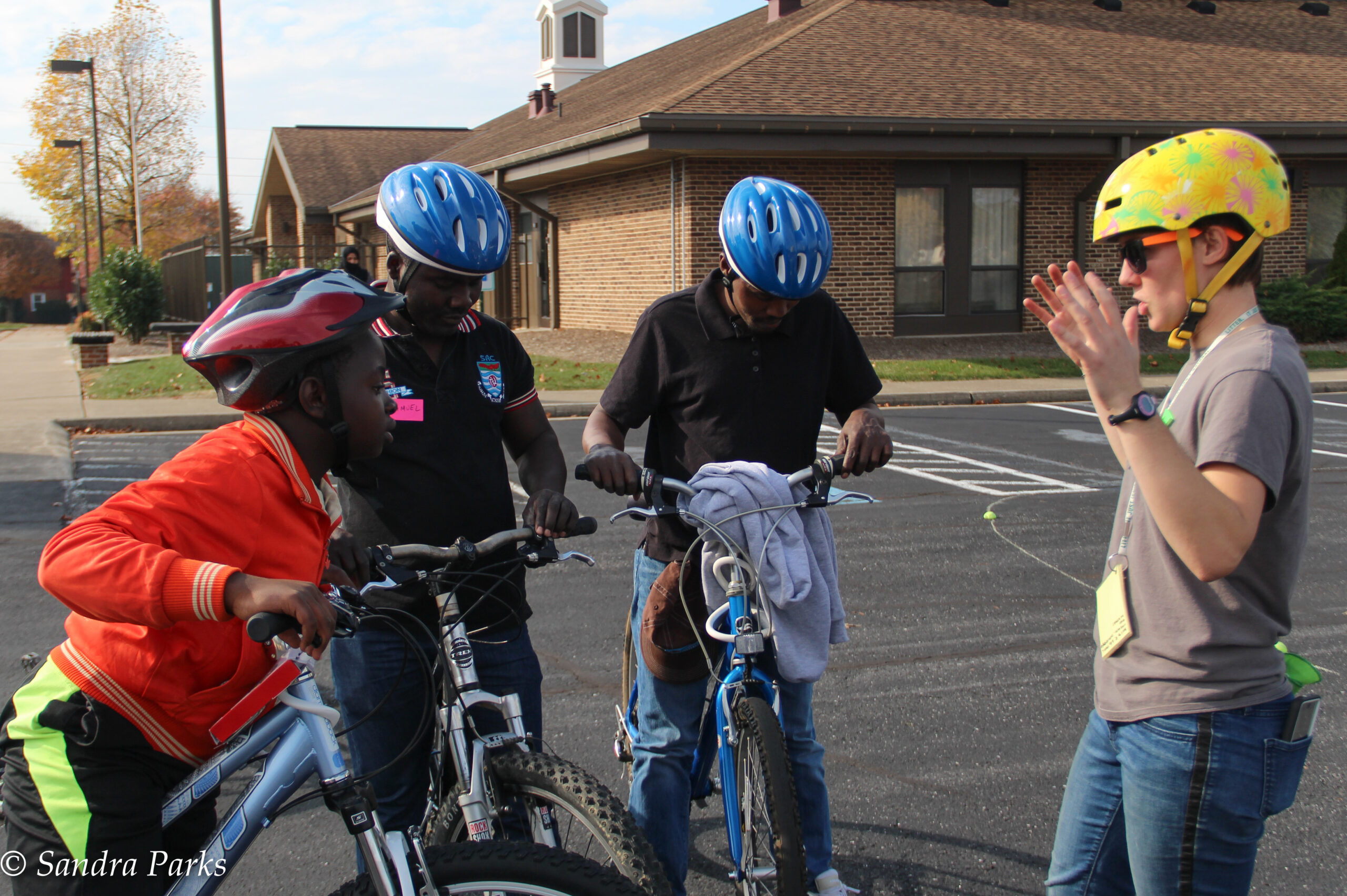 Refugee Cycling Class