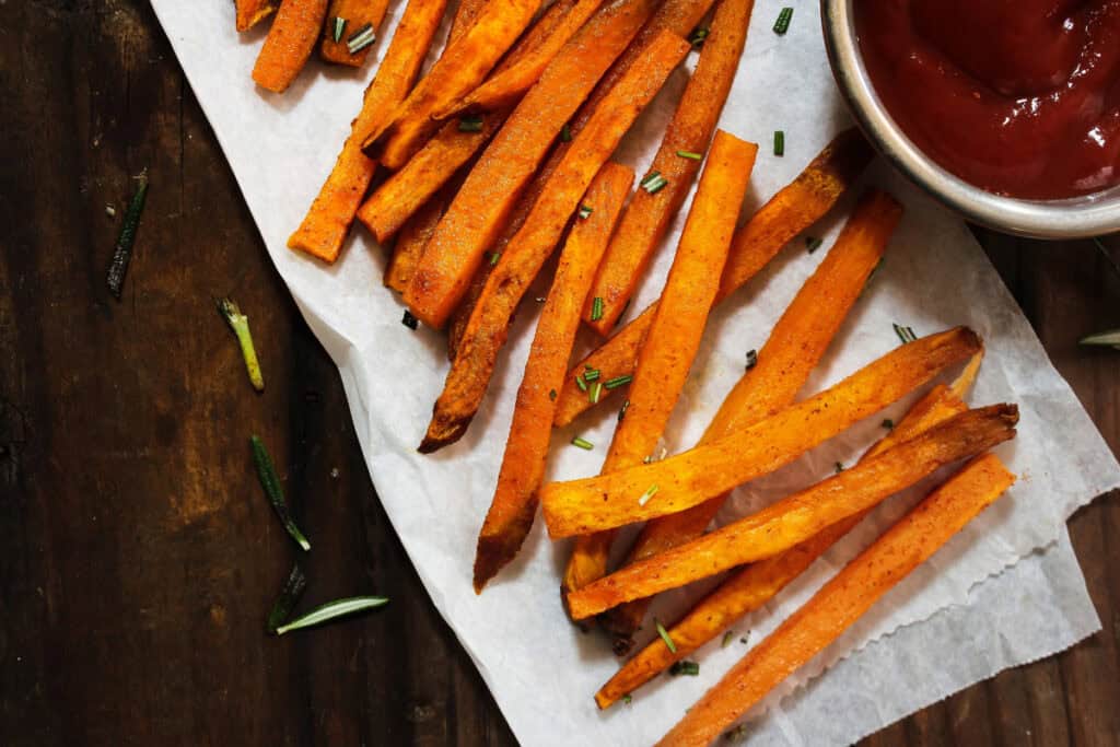 air fryer sweet potato fries