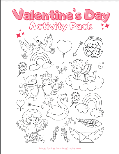 valentine activity pack page3