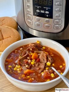 instant pot leftover brisket soup