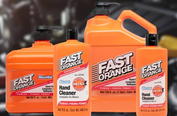 Fast Orange hand cleaner products lineup