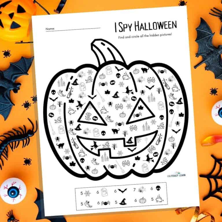 1 i spy halloween activity sheet