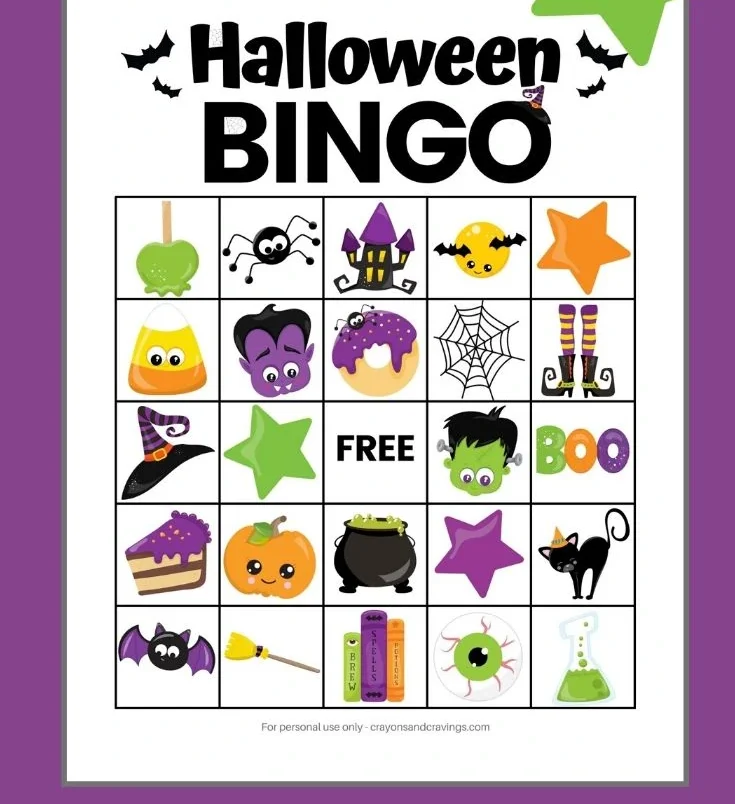 halloween bingo printable
