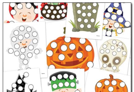 halloween do a dot printables gift of curiosity