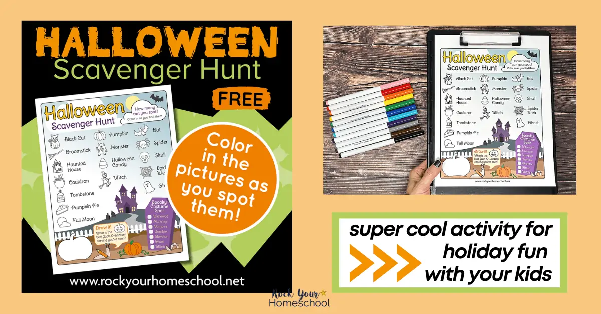 halloween scavenger hunt fb