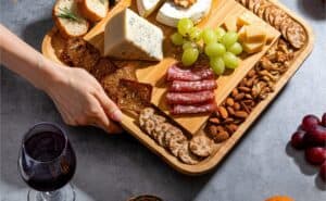 premium cheese board and knife set