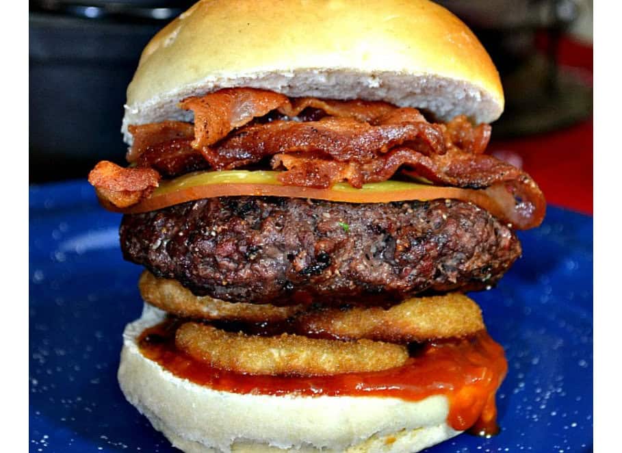 western bacon cheeseburger