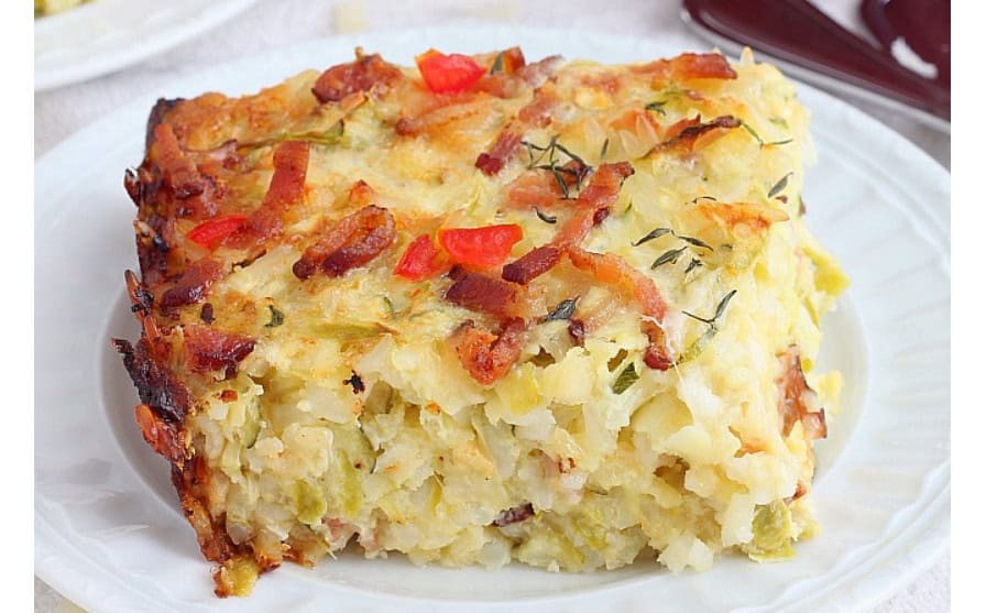 zucchini bacon rice casserole