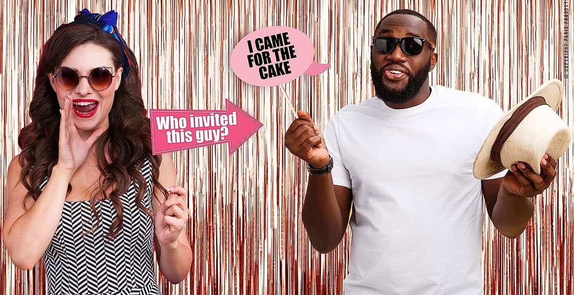 21 birthday photo booth props