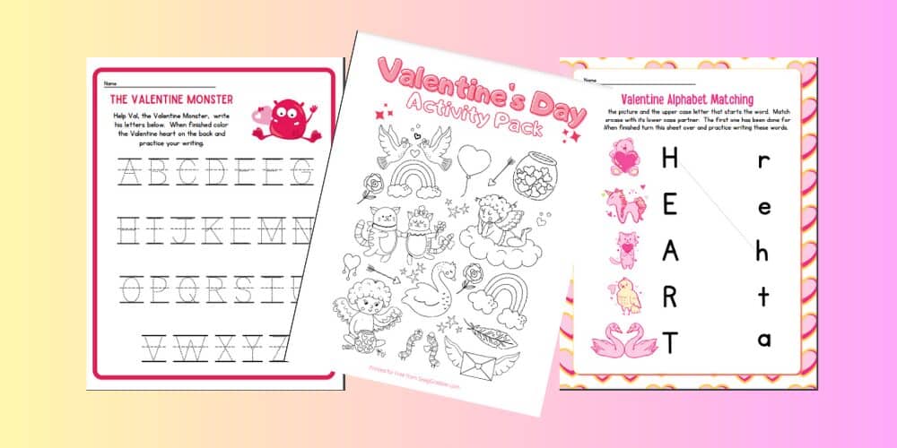 valentine activity pack promo