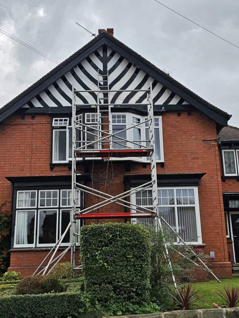 Exterior house painting and decorating by SWS Painters & Decorators.