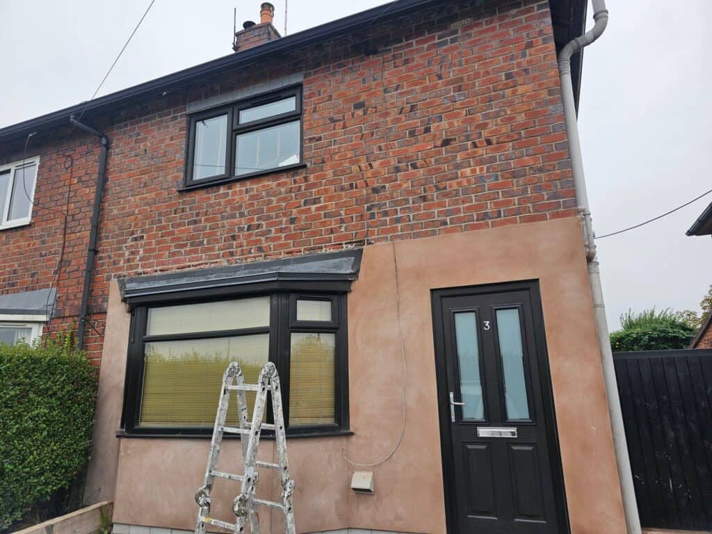 High-quality exterior house painting by SWS Painters & Decorators in the UK.