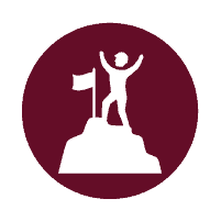 SWS Mountain Guides icon representing mountaineering and summit attempts in California and the Pacific Northwest