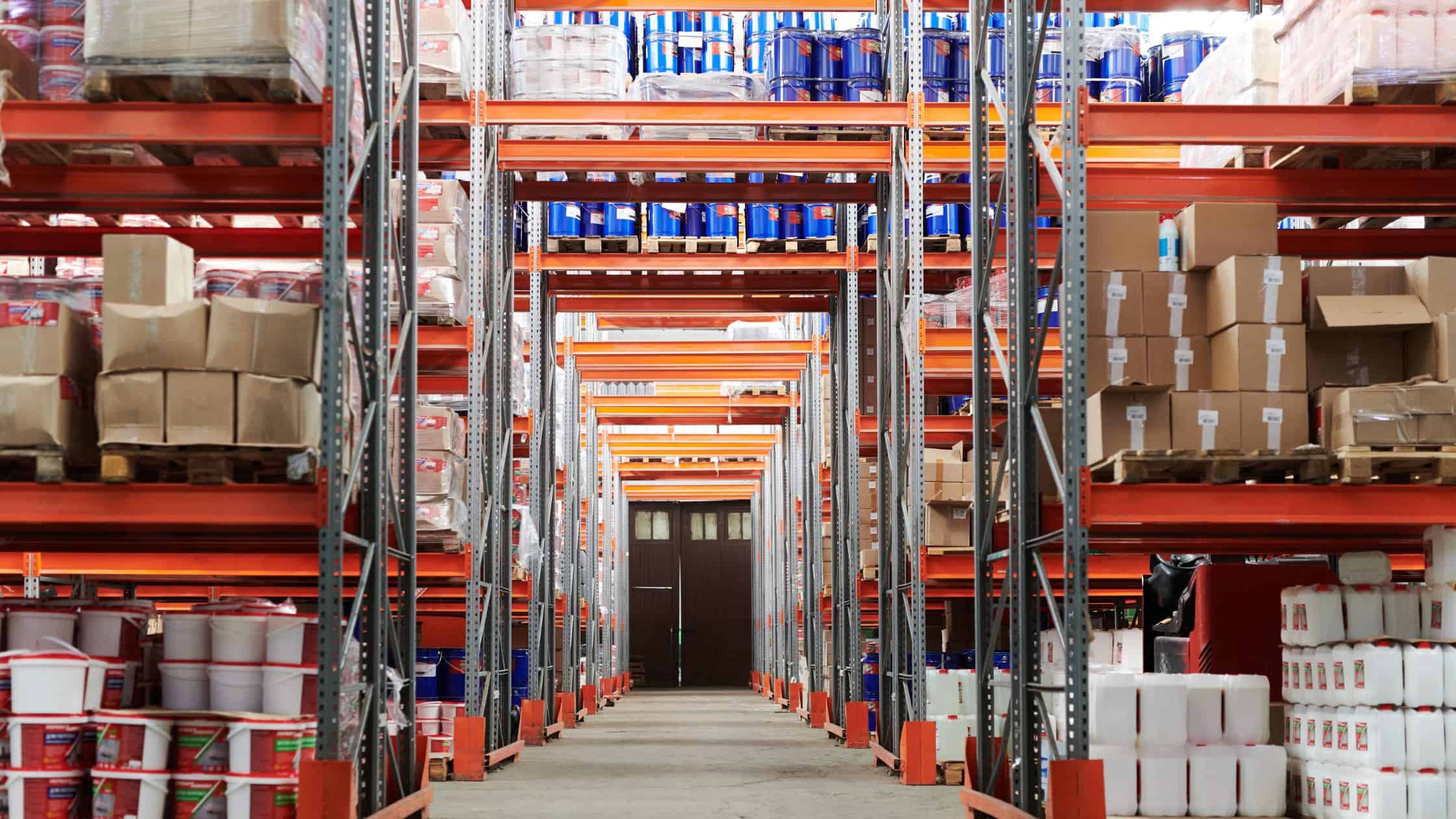 A well-organized warehouse