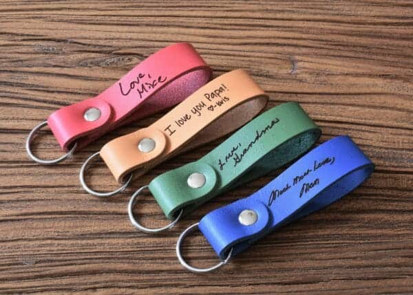 actual handwriting keychain-1