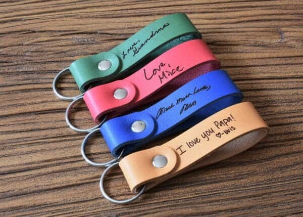 actual handwriting keychain-6
