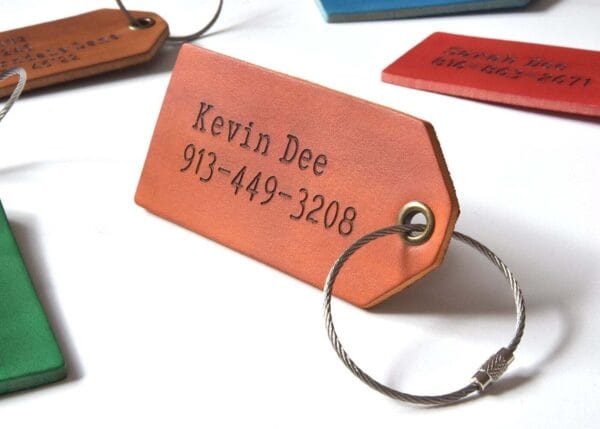leather luggage tag-1