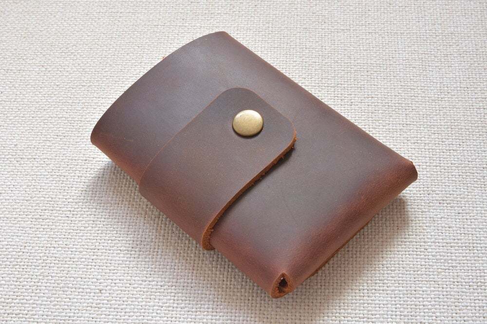 Leather trifold mens wallet ta-047-1