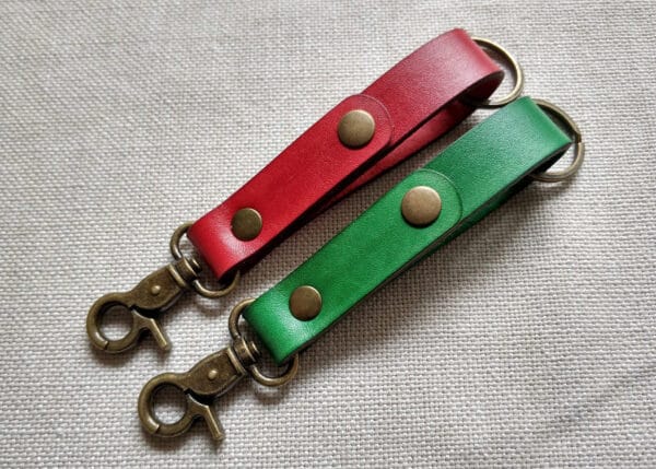 Leather keychain TA 029