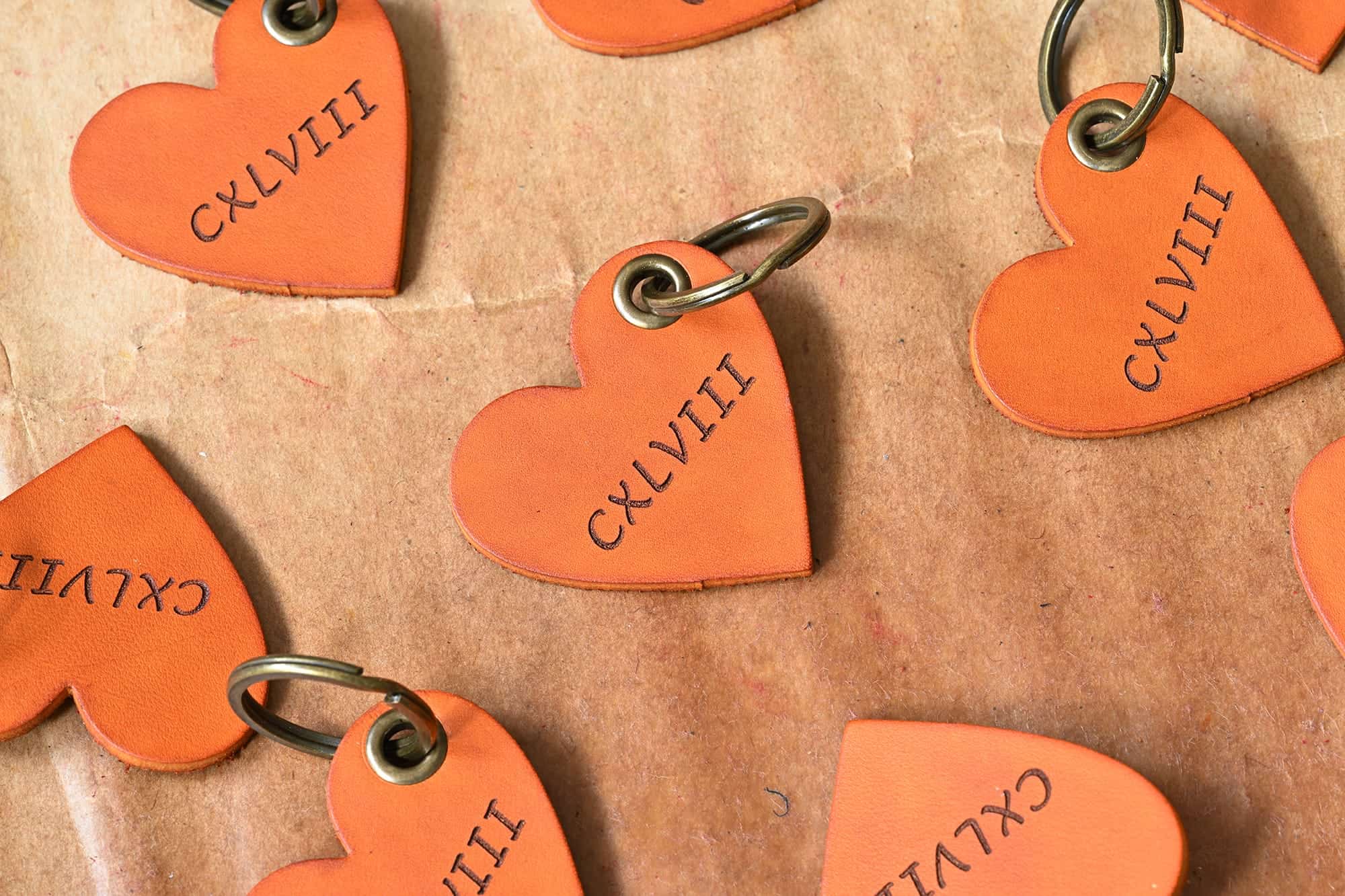 Personalized heart keychain TA 053 - Image 3