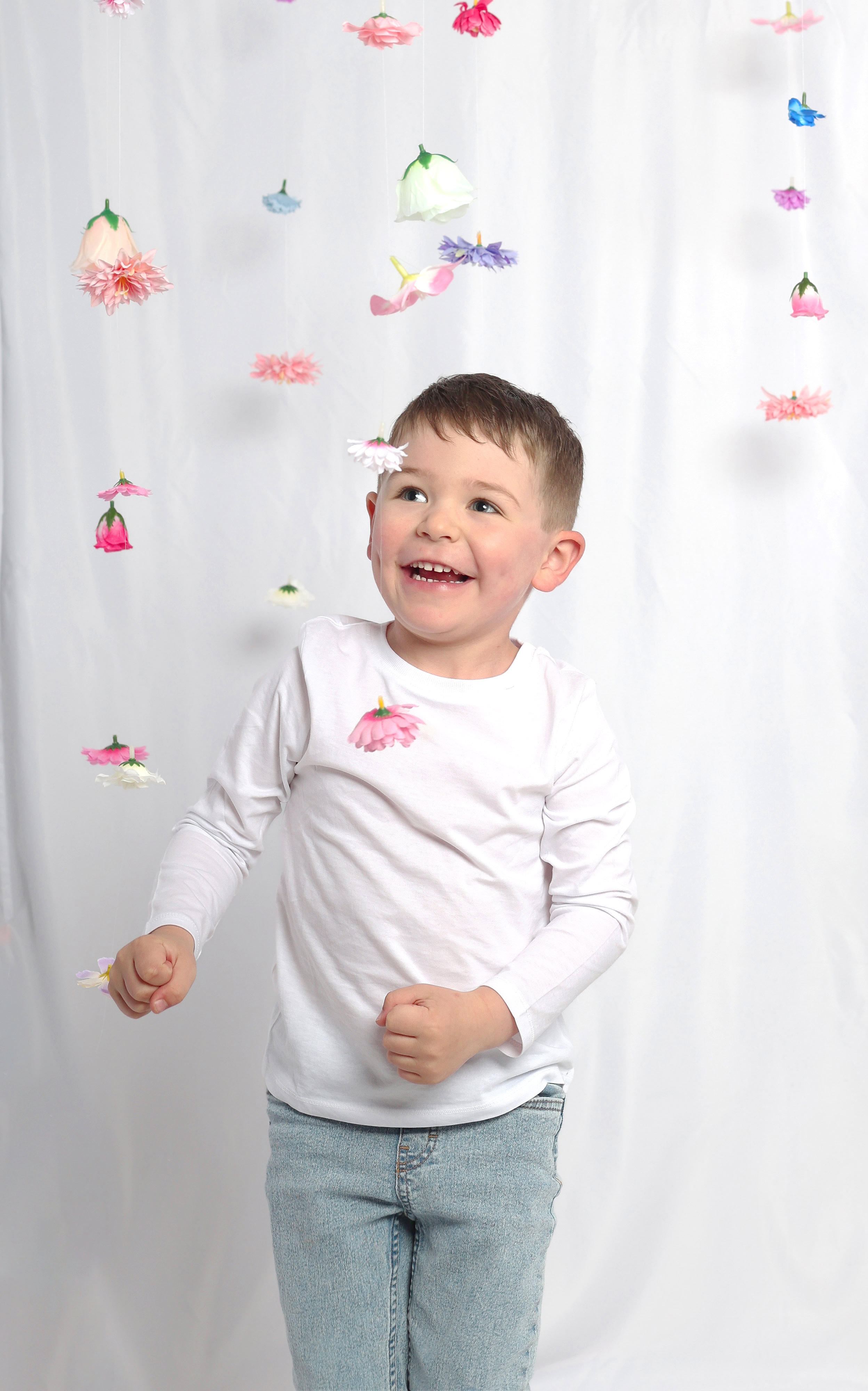 Ambiance pastel pour une séance maternité