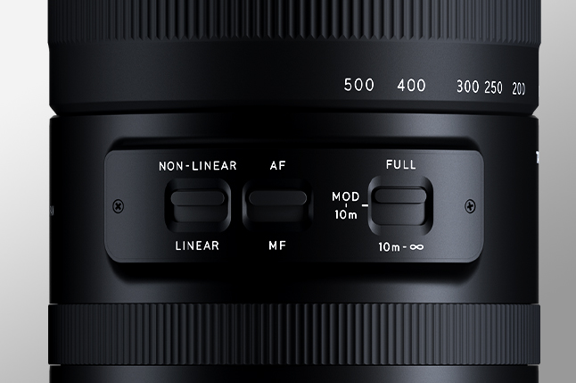 Interruptores para diferentes modos.