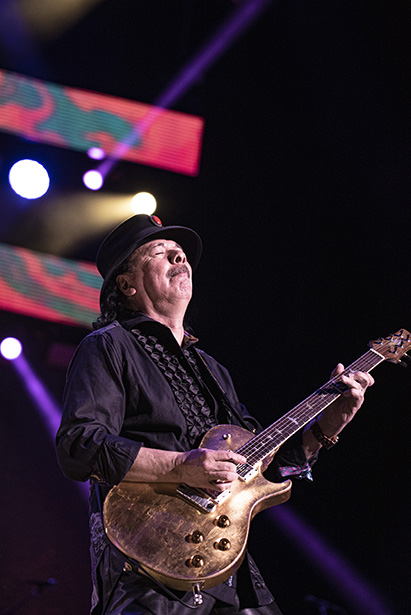 Músico en el escenario con iluminación dinámica, destacando la elección del equipo y los ajustes de la cámara para la fotografía de conciertos en entornos con poca luz.