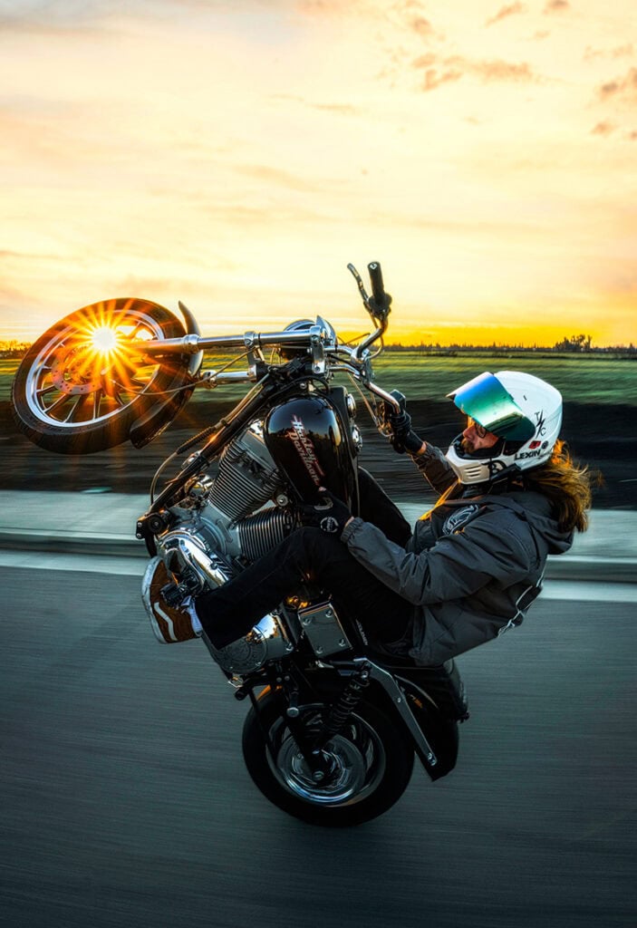 Faites un tour de roue avec les rayons du soleil.