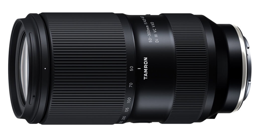 Lente zoom telefoto Tamron 50-300 mm