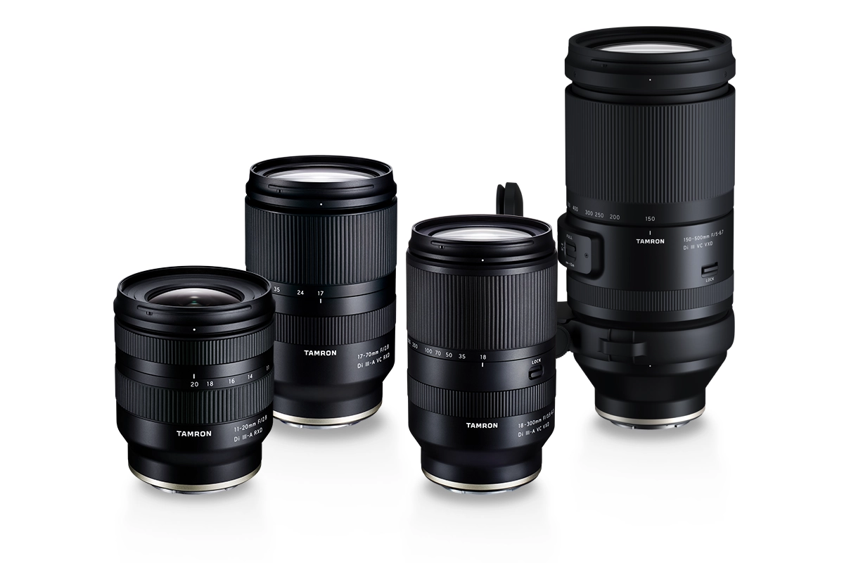 group of Tamron lenses designed for APS-C cameras as well as ultra telephoto that offers APS-C camera users excellent telephoto reach.