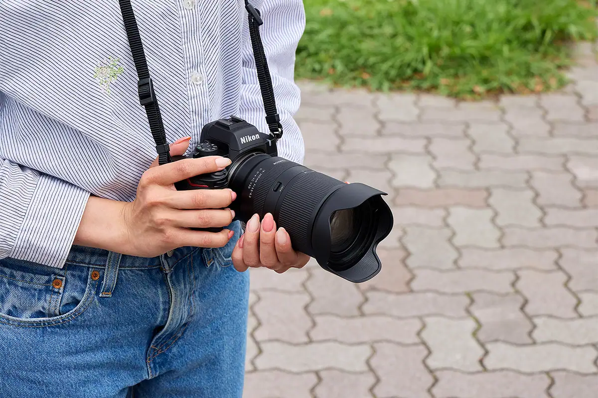 Tamron 18-300mm all-in-one zoom lens on a Nikon Z mount camera for travel and everyday photography.