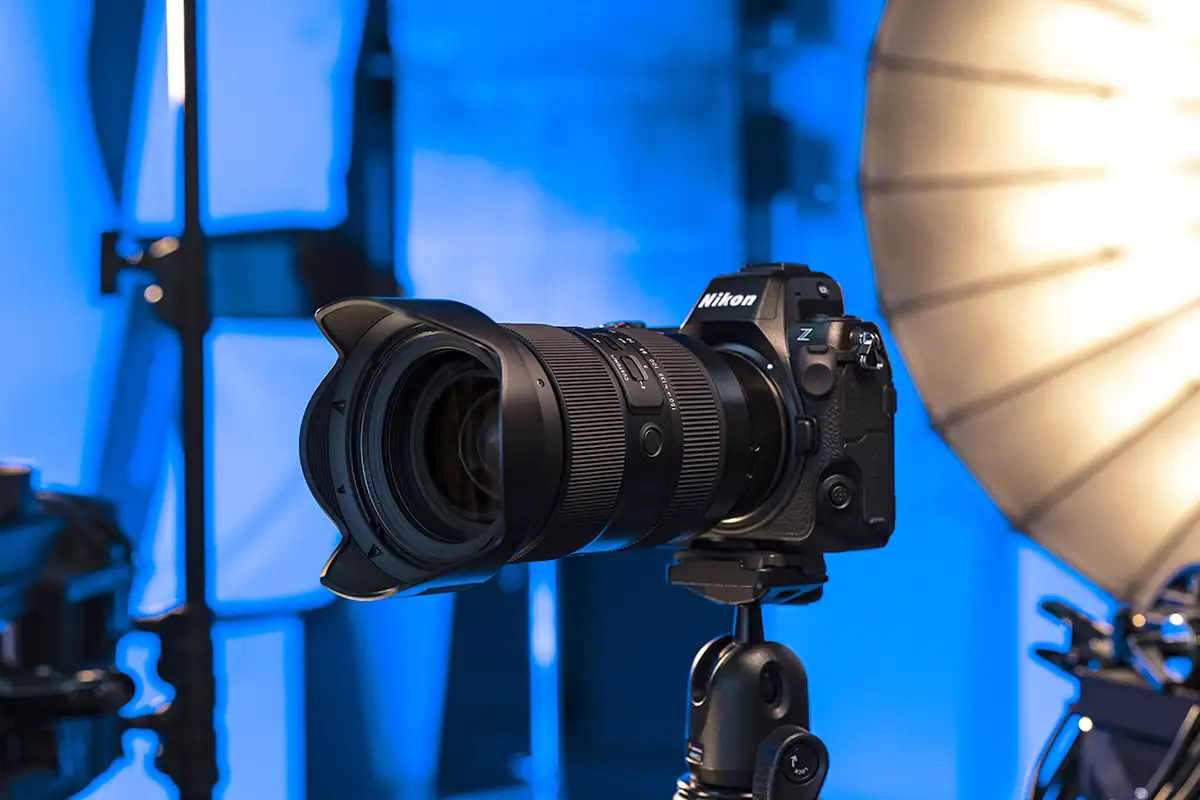 Tamron 35-150mm F/2-2.8 Di III VXD (Model A058) lens on a Nikon Z mirrorless camera for portraits and event photography and filmmaking and video creation.