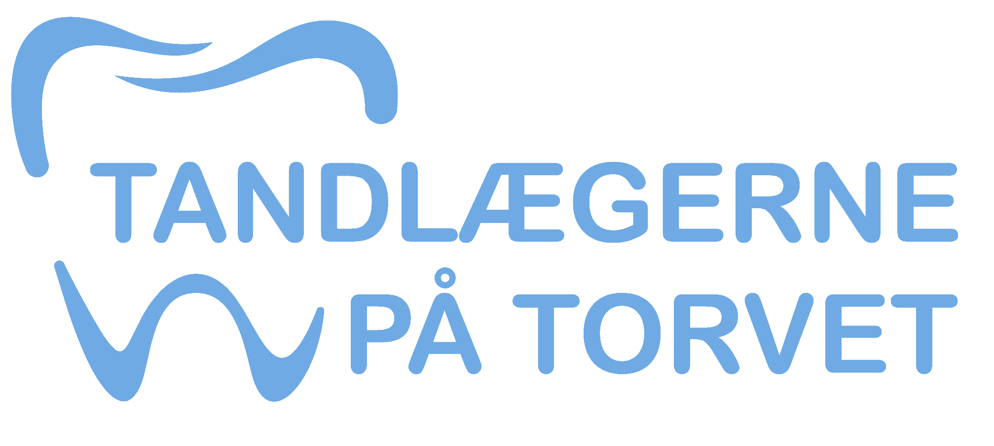 Tandlægerne på Torvet logo i blå