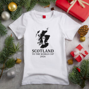 Scotland To The World Cup – Scottish Map 2026 T-Shirt
