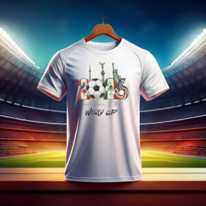 Canada Mexico USA Landmarks – Football Graphic World Cup 2026 T-Shirt