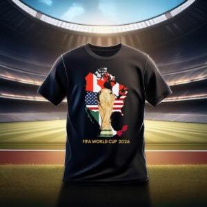 USA Canada Mexico FIFA World Cup 2026 T-Shirt