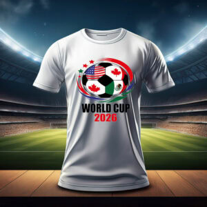 USA Canada Mexico Flags World Cup 2026 Soccer Shirt