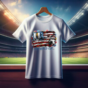 USA FIFA World Cup 2026 Flag – “Destined For Greatness” Championship T-Shirt