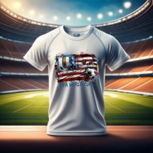 USA FIFA World Cup 2026 Flag – “Destined For Greatness” Championship T-Shirt