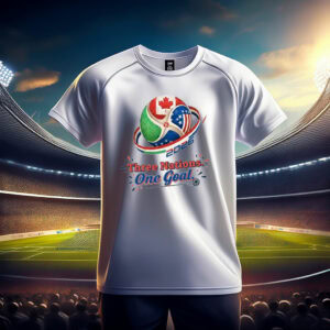 World Cup 2026 USA Shirt – Three Nations One Goal Tee