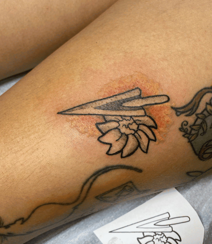 Delicate Flower Hollow Knight Tattoo