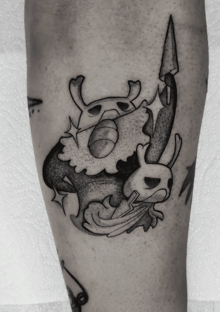 Dotted Zote the Mighty HollowKnight Tattoo