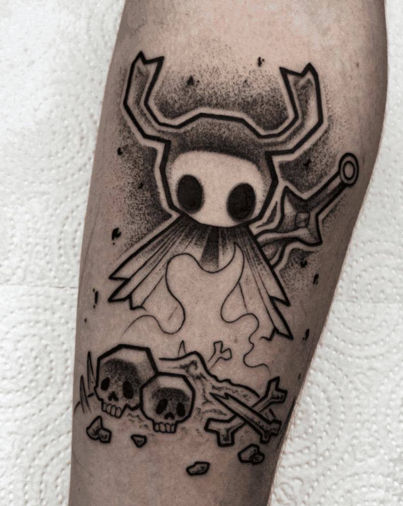 Hollow Knight X Dark Souls Tattoo