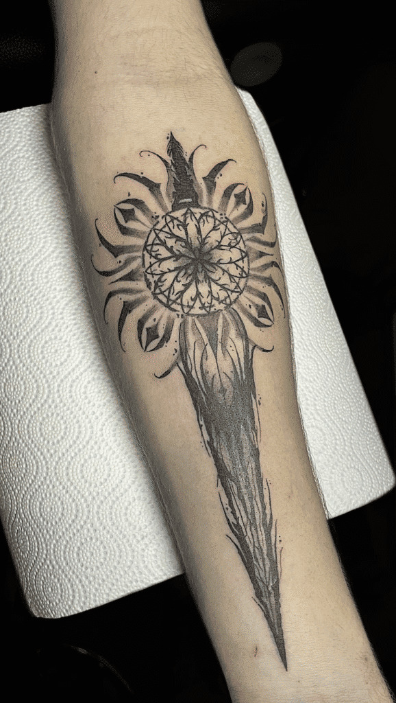 Line Dream Nail Hollow Knight Tattoo