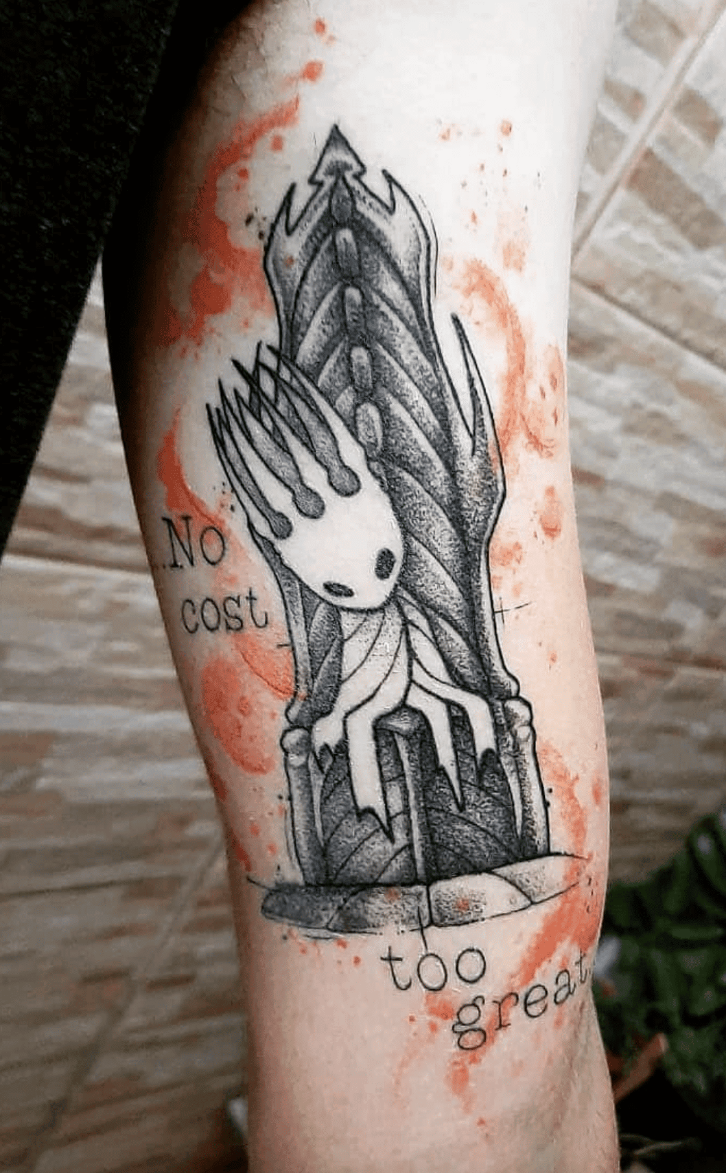 Orange Pale King Hollow Knight Tattoo