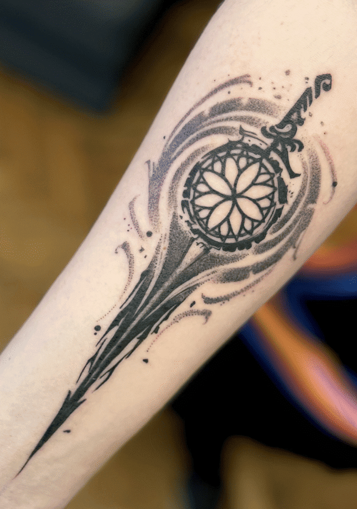 Simple Dream Nail Hollow Knight Tattoo