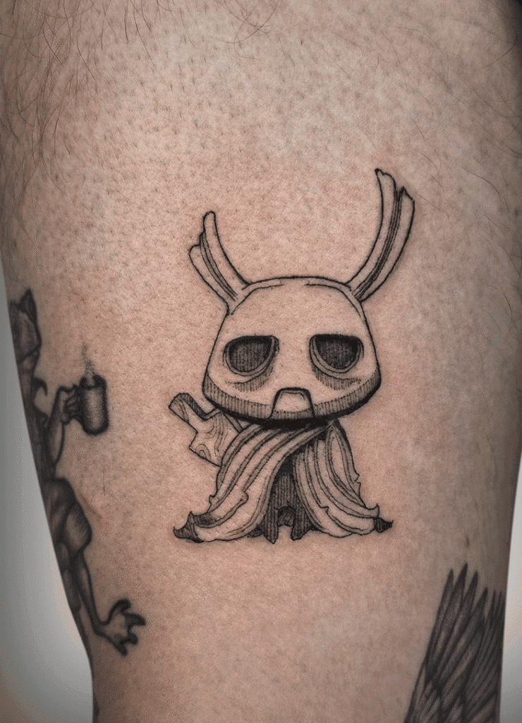 Simple Zote the Mighty HollowKnight Tattoo