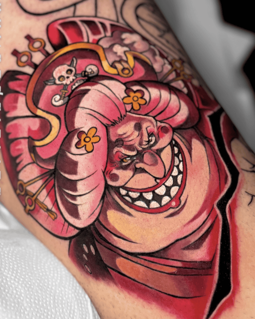 Big Mom Angry One Piece Tattoo