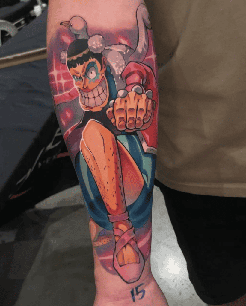 Bon Clay Pose One Piece Tattoo